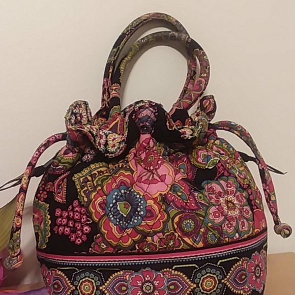 Vera Bradley Symphony in Hue Winter 2009 Archived Print Small Bucket Bag - Picture 10 of 16
